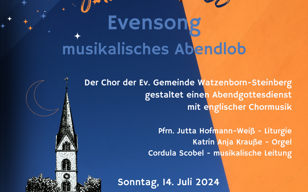 Evensong – musikalisches Abendlob in Steinbach